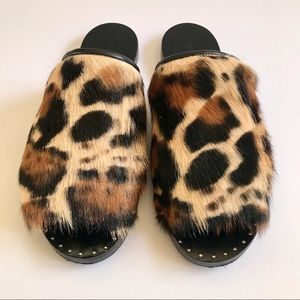Freda Salvador PURE Jaguar Print Haircalf Sandals